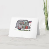 Luftstrom Feiertagskarte (Rückseite)