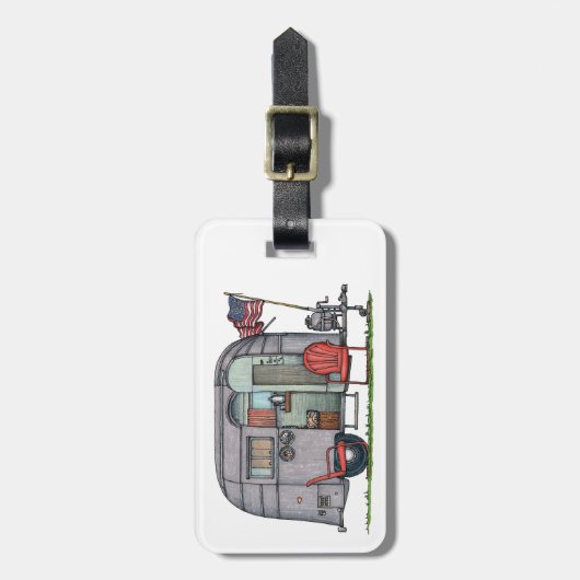 Luftstrom Gepäckanhänger (Vorderseite vertikal)