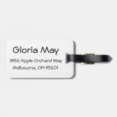 Luftstrom Gepäckanhänger (Rückseite horizontal)