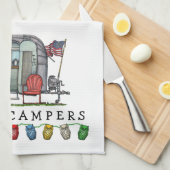 Luftstrom Geschirrtuch (Viertel Falte)