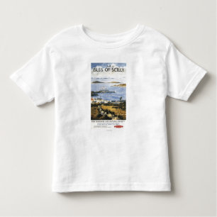 Luftszene des Stadt-und Dock-Eisenbahn-Plakats Kleinkind T-shirt