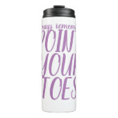 Lufttänzer-Punkt Ihre Zehereise-Tasse Thermosbecher (Vorderseite)