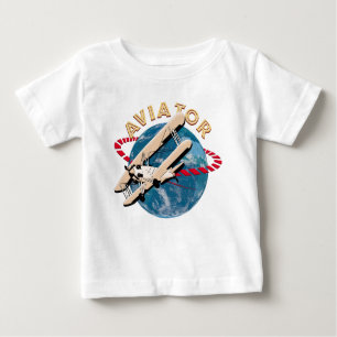 Lufttransporter auf der Welt Baby T-shirt