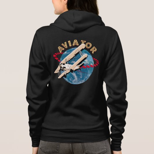 Lufttransporter auf der Welt Hoodie (Rückseite)