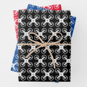 Lufttrockenmuster, kundenspezifische Wrapping Pape Geschenkpapier Set (Beispiel)