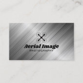 Lufttrommel Berufliches Metall Visitenkarte (Vorderseite)