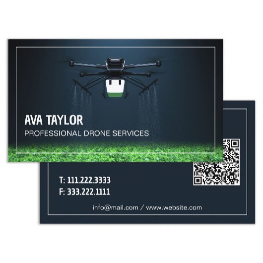Lufttrommel UAV Custom QR Visitenkarte