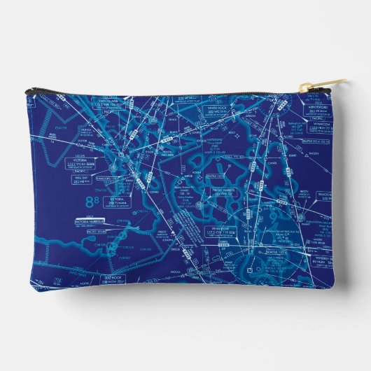 Lufttüchtigkeitsdiagrammbeutel Zubehörtasche (Rückseite)