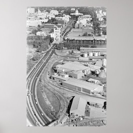 Luftturmbrücke Foto Poster (Vorne)