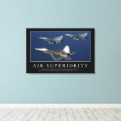 Luftüberlegenheit: Inspiration Leinwanddruck (Insitu (Holzboden))