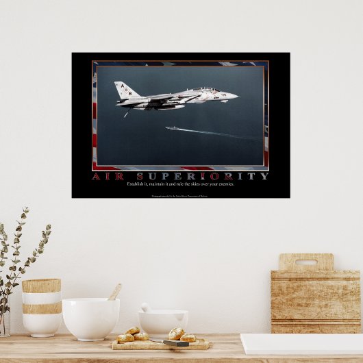 Luftüberlegenheit Poster (Küche)