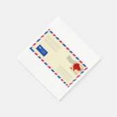 Luftumschlagpapier Napkins Serviette (Ecke)