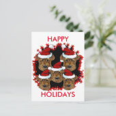 LUFTVERKEHR FEIERTAGSPOSTKARTE (Stehend Vorderseite)