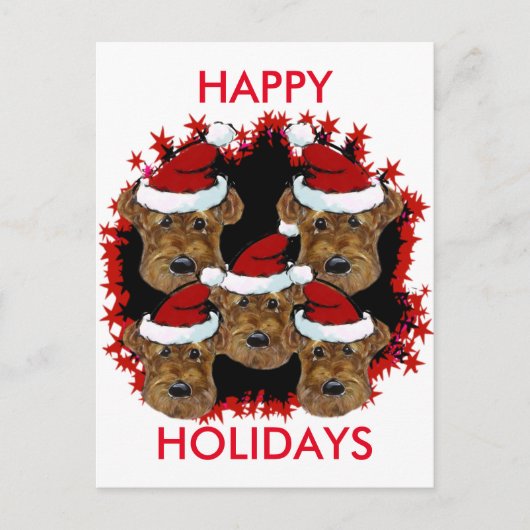 LUFTVERKEHR FEIERTAGSPOSTKARTE (Vorderseite)