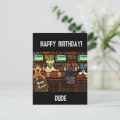 LUFTVERKEHR & FREUNDE Postkarte (Stehend Vorderseite)