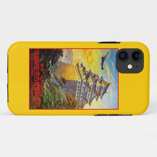 Luftverkehr mit Pagoda Case-Mate iPhone Hülle (Rückseite (Horizontal))