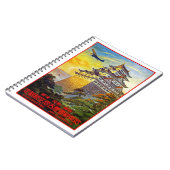 Luftverkehr mit Pagoda Notizblock (Linke Seite)