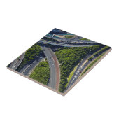 Luftverkehr über Autobahnkreuz Fliese (Seite)