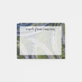 Luftverkehr über Autobahnkreuz Post-it Klebezettel (Vorderseite)