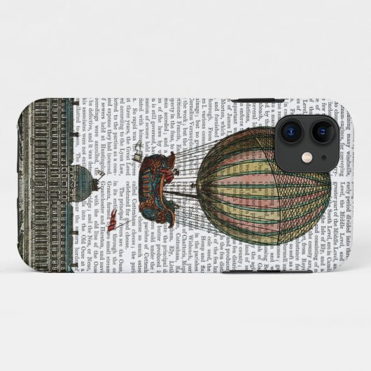 Luftverkehr über Stadt Case-Mate iPhone Hülle (Rückseite (Horizontal))