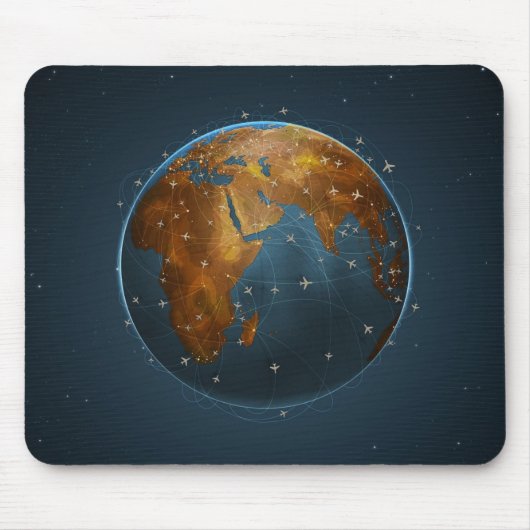 Luftverkehrslinien 2 mousepad (Vorne)