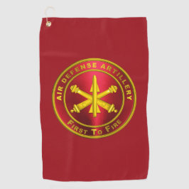 Luftverteidigungsartillerie ADA Golfhandtuch