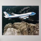 Luftwaffe 1 über Mount Rushmore Poster (Vorne)