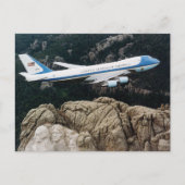 Luftwaffe 1 über Mt. Rushmore Postkarte (Vorderseite)