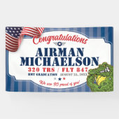 Luftwaffe Abschluss 320 TRS Gators Maskottchen 3x5 Banner (Horizontal)