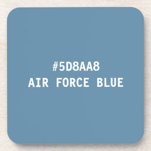 Luftwaffe Blau Hex Farbcode Untersetzer Set