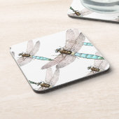 Luftwaffe der Libellen Getränkeuntersetzer (Linke Seite)