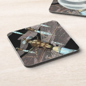 Luftwaffe der Libellen Getränkeuntersetzer (Linke Seite)