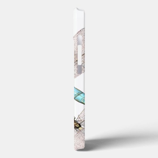 Luftwaffe der Libellenfliege im weißen Hintergrund Case-Mate iPhone Hülle (Rückseite / Links)