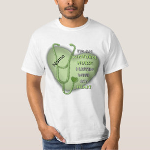 Luftwaffe des grünen Herzens T-Shirt