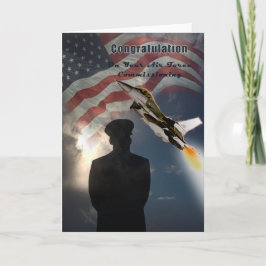Luftwaffe, die Glückwunsch-Karte in Auftrag gibt Karte