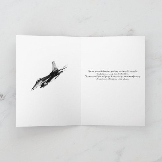 Luftwaffe, die Gruß-Karte in Auftrag gibt Karte (Innenseite)