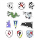 Luftwaffe Emblems Stickers Collection Aufkleber (Vorderseite)