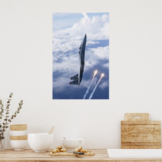 Luftwaffe F-15 Adler Poster (Küche)
