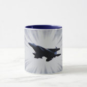 Luftwaffe F 15 Fighter Jet Art Tasse Cup (Zentrum)