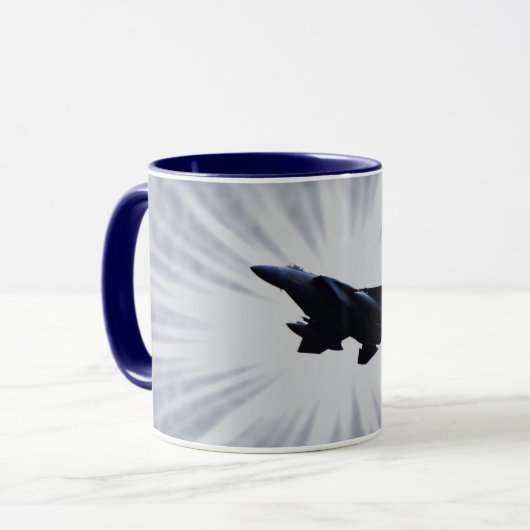 Luftwaffe F 15 Fighter Jet Art Tasse Cup (Vorderseite Links)