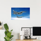 Luftwaffe F-16 Poster (Heimbüro)