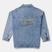 Luftwaffe - Grandma-Geschenk I Militärische Kampag Jeansjacke (Rückseite)