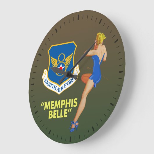 Luftwaffe Große Wanduhr (Winkel)