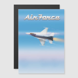 Luftwaffe-Jet-Poster Magnetkarte