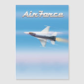 Luftwaffe-Jet-Poster Magnetkarte (Vorderseite)