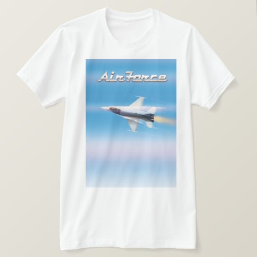 Luftwaffe-Jet-Poster T-Shirt (Design vorne)