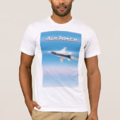 Luftwaffe-Jet-Poster T-Shirt (Vorderseite)