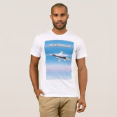 Luftwaffe-Jet-Poster T-Shirt (Vorne ganz)