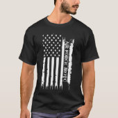 Luftwaffe JROTC United Staaten unter US-Flagge ges T-Shirt (Vorderseite)