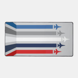 Luftwaffe Kampfjets Flugzeug Patriotische Militär Schreibtischunterlage